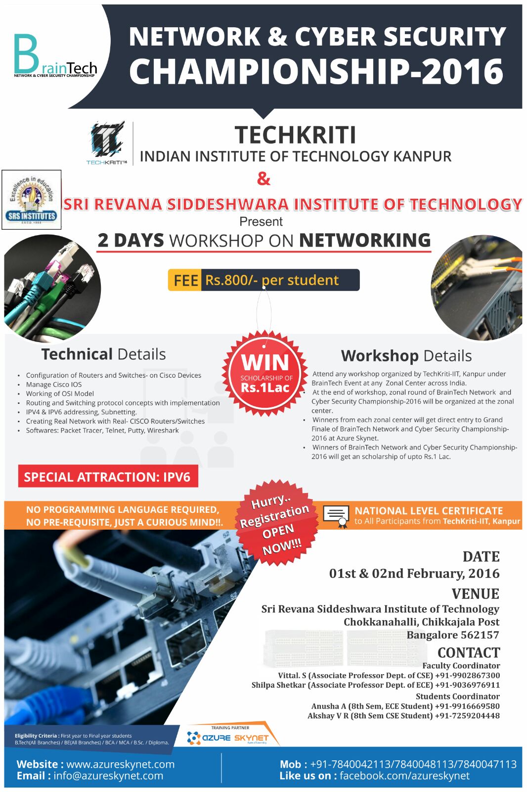 Network & Cyber Security Championship -2016